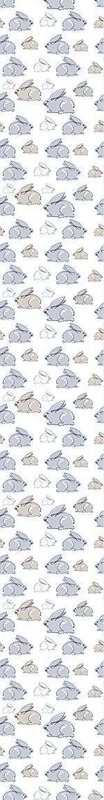 patterned-wallpaper-rabbit-family