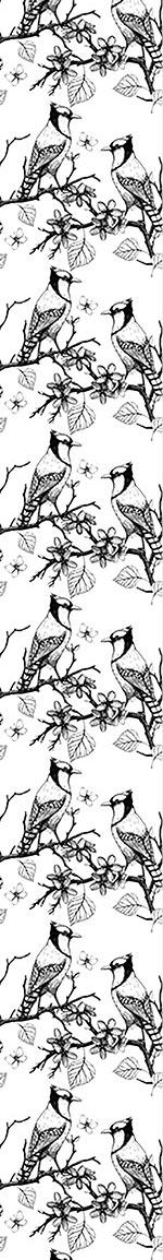 patterned-wallpaper-birds-on-branches