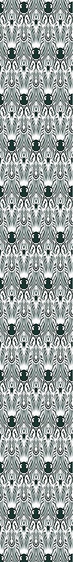 patterned-wallpaper-zebra-kaleidoscope
