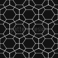 patterned-wallpaper-hexagon-netz