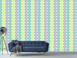 patterned-wallpaper-clover-blossoms-pastel