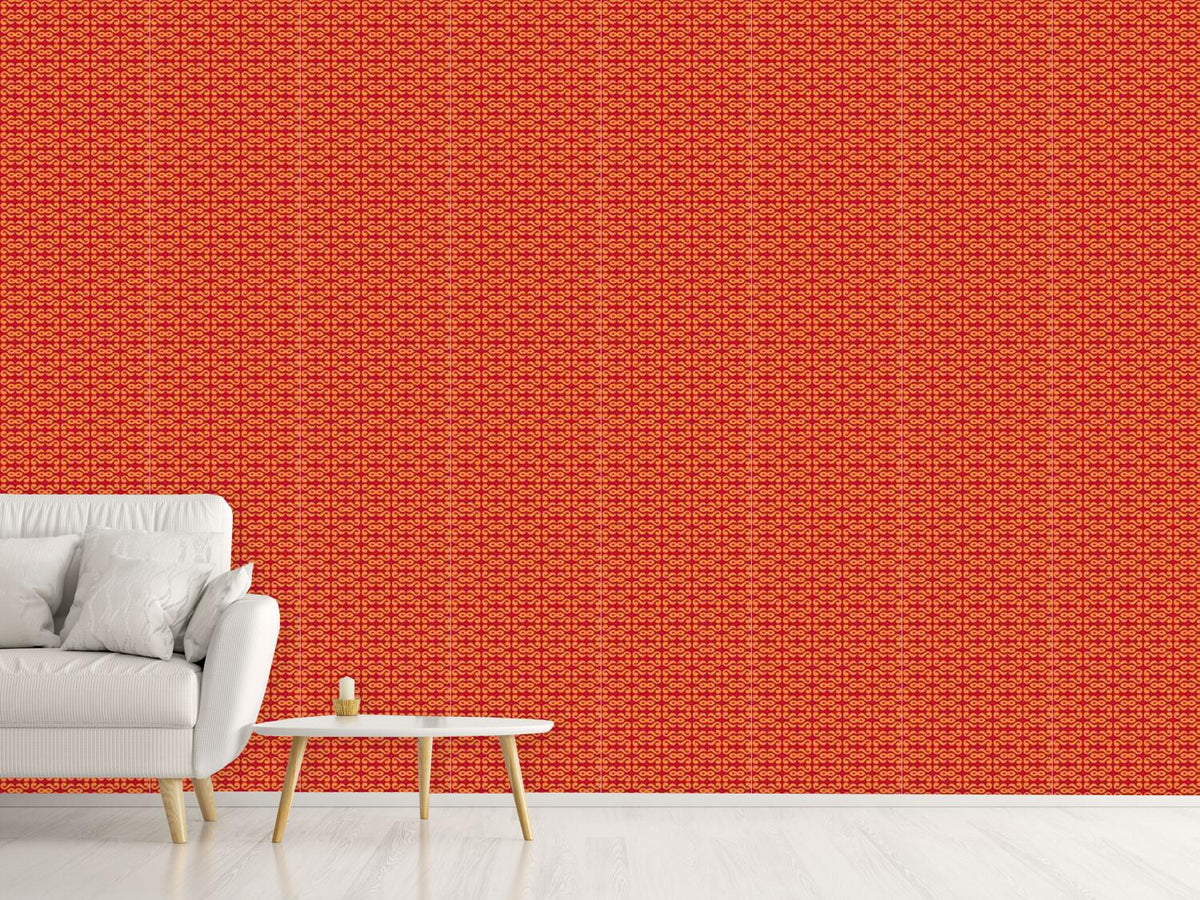 patterned-wallpaper-continous-web-orange