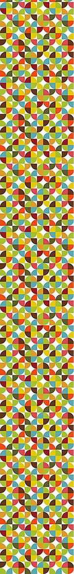 patterned-wallpaper-quartered-circles