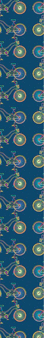 patterned-wallpaper-whimsical-bicycles