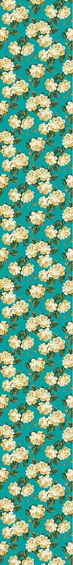 patterned-wallpaper-vintage-rose-bouquet