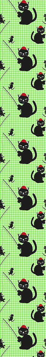 patterned-wallpaper-cat-and-mouse-game