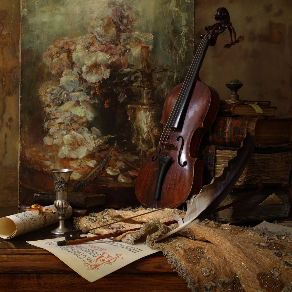 photo-wallpaper-still-life-with-violin-and-painting