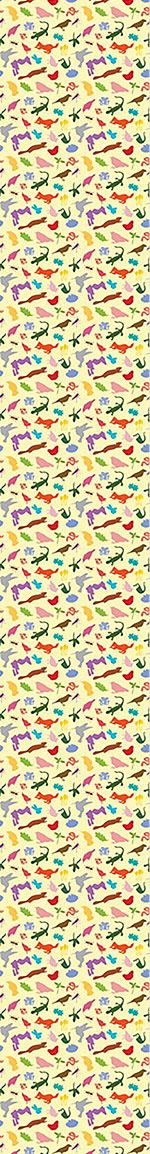 patterned-wallpaper-colorful-fauna