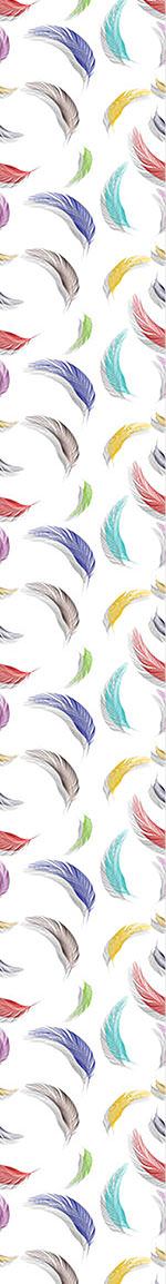 patterned-wallpaper-colorful-feather-pattern