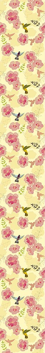 patterned-wallpaper-hummingbirds-taste-hibiscus