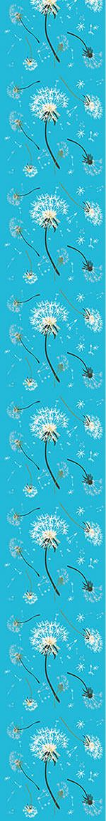 patterned-wallpaper-dandelions-blue