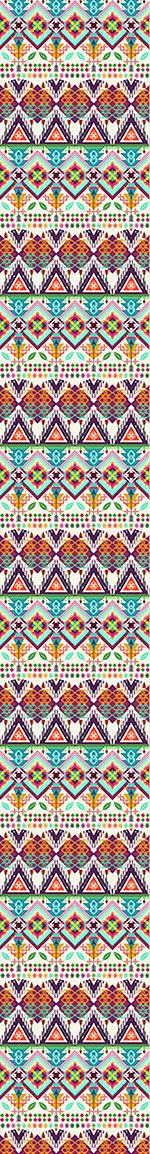 patterned-wallpaper-aztec-tribal-art