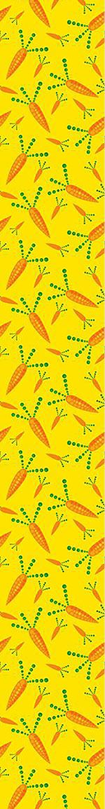 patterned-wallpaper-funky-carrots