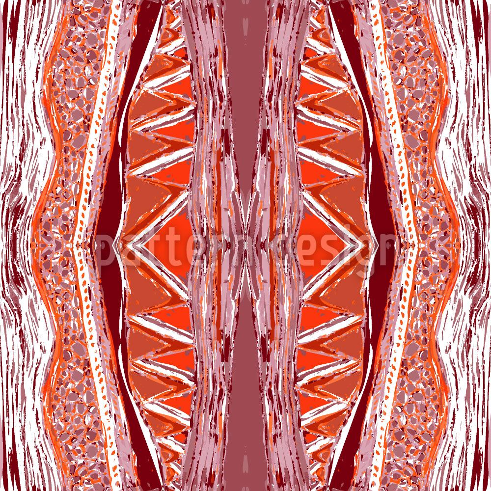 patterned-wallpaper-massai-red