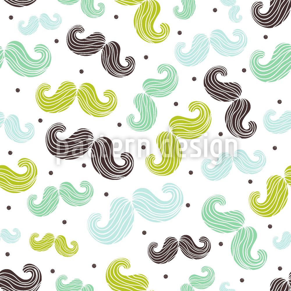 patterned-wallpaper-mustache