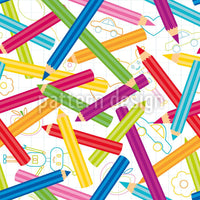 patterned-wallpaper-colored-pencils