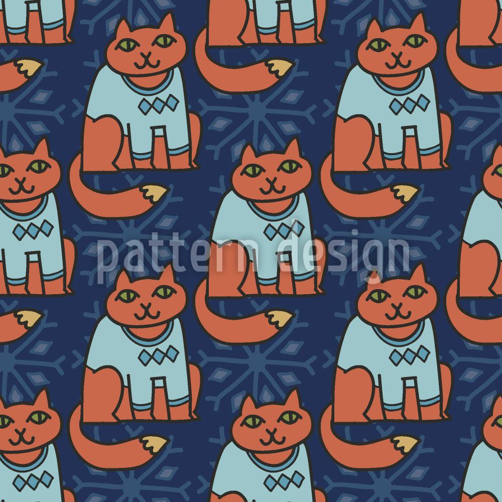 patterned-wallpaper-the-winter-cats