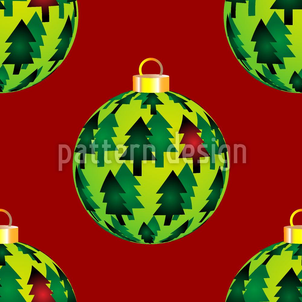 patterned-wallpaper-fir-christmas-baubles