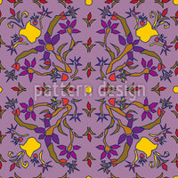 patterned-wallpaper-symmetric-fantasyflowers