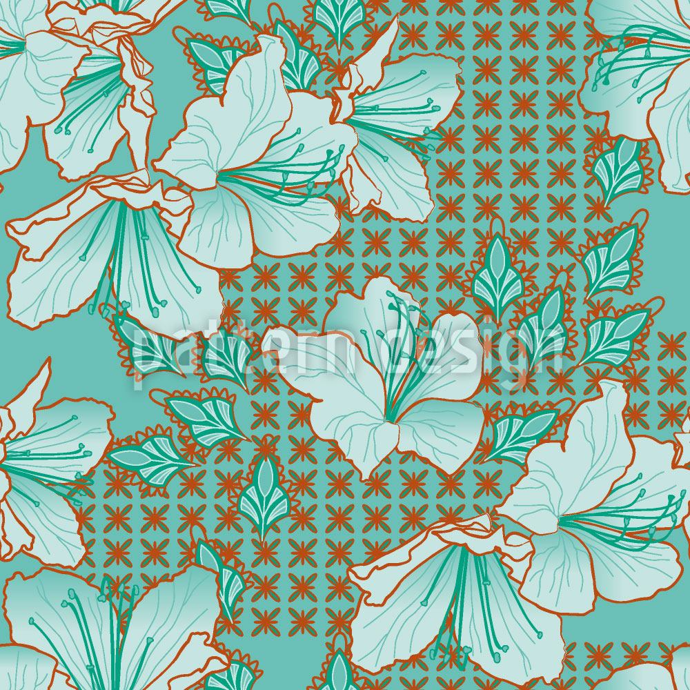 patterned-wallpaper-oriental-blossoms