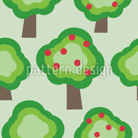 patterned-wallpaper-appletrees