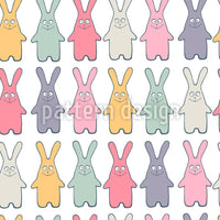 patterned-wallpaper-funny-lucky-bunny