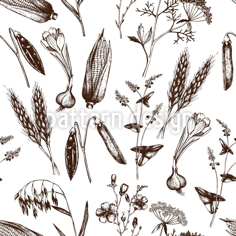 patterned-wallpaper-vintage-plants