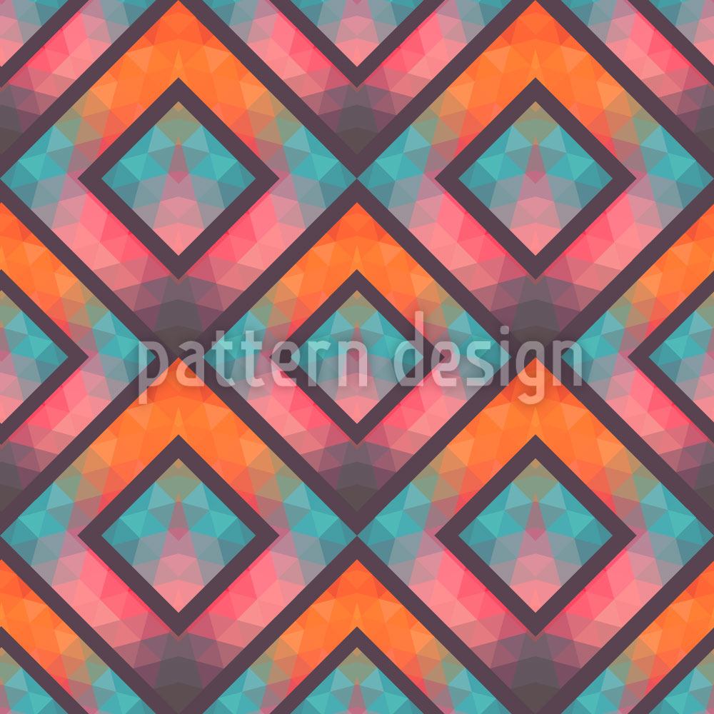 patterned-wallpaper-crystal-mosaic