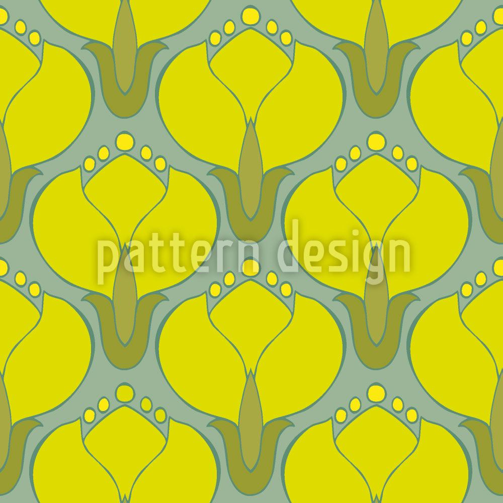 patterned-wallpaper-blooming-cornelian-cherries