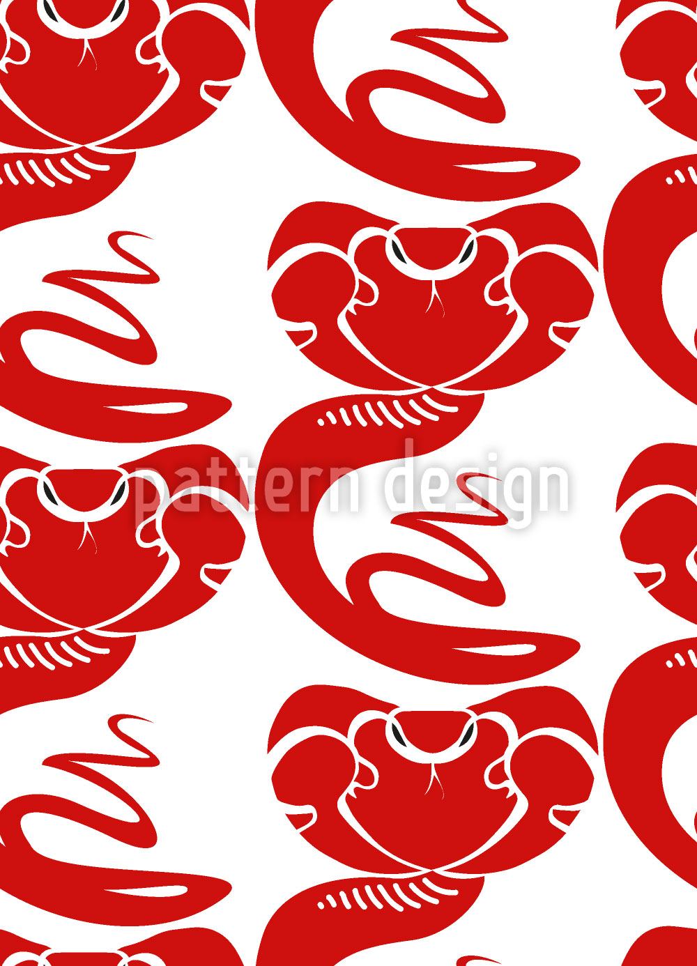 patterned-wallpaper-king-cobra