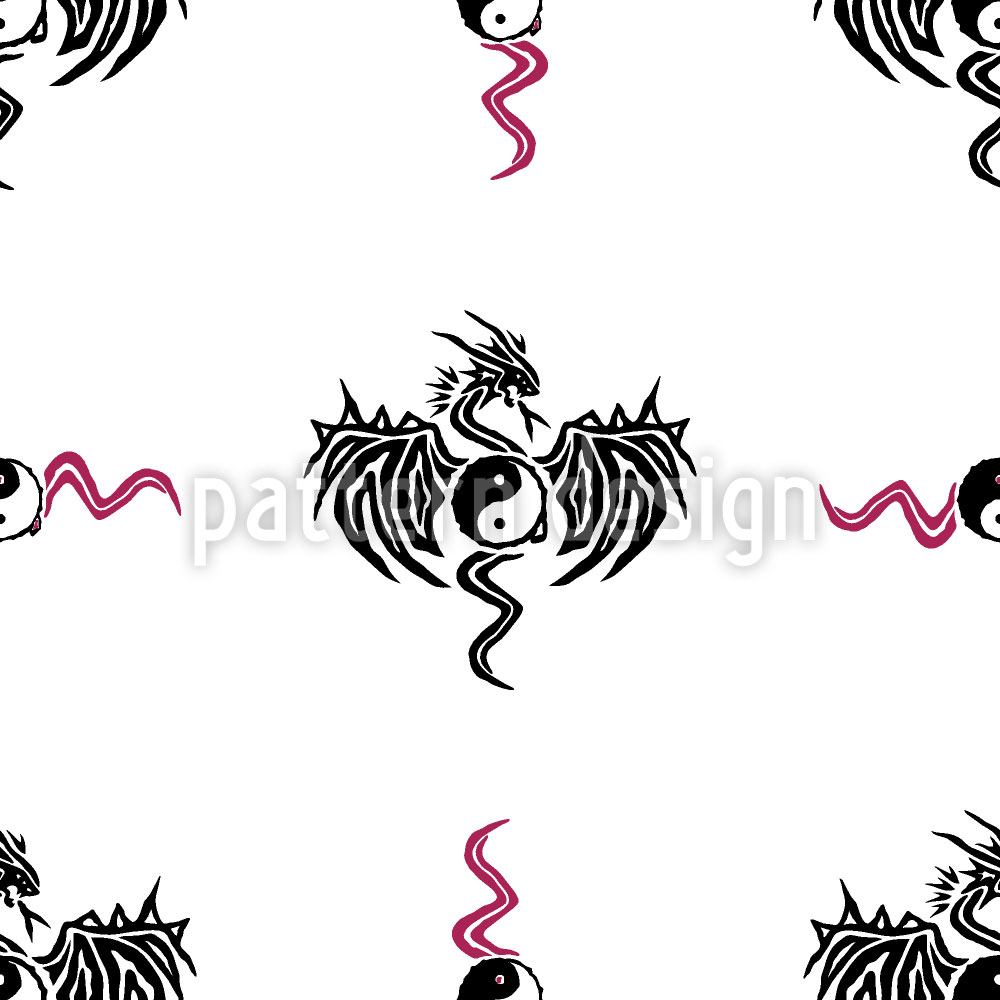 patterned-wallpaper-yin-yang-dragon