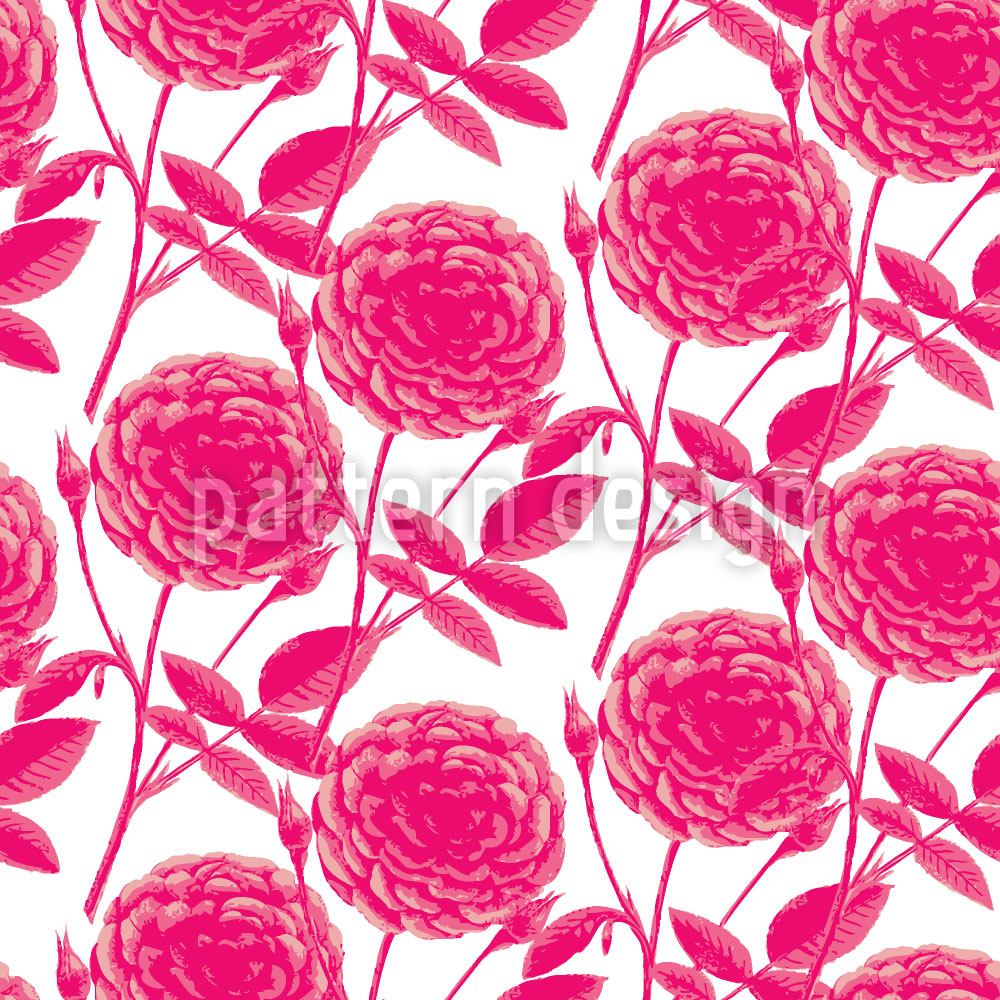 patterned-wallpaper-roses-in-full-bloom