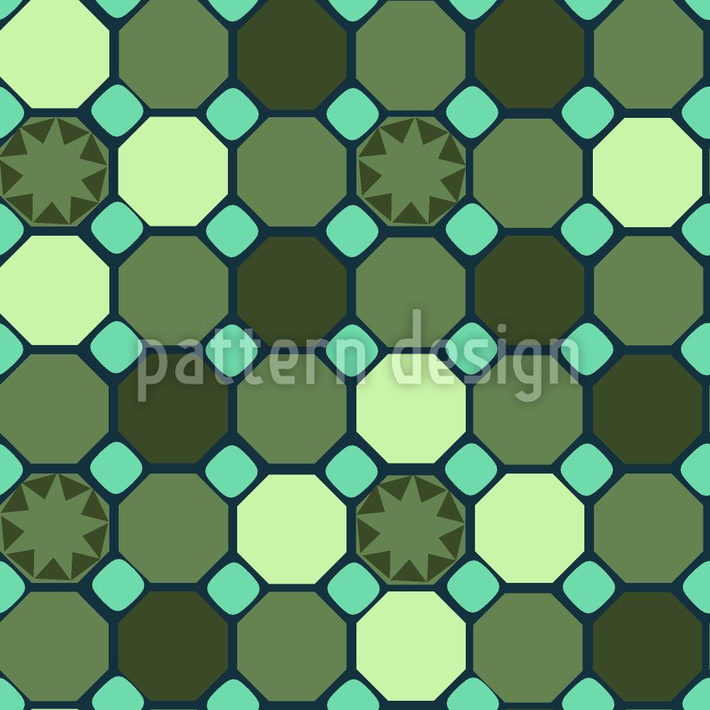 patterned-wallpaper-star-mosaic