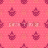 patterned-wallpaper-floral-splendor-on-polkadot