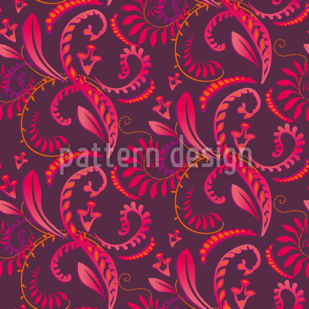 patterned-wallpaper-summer-plants