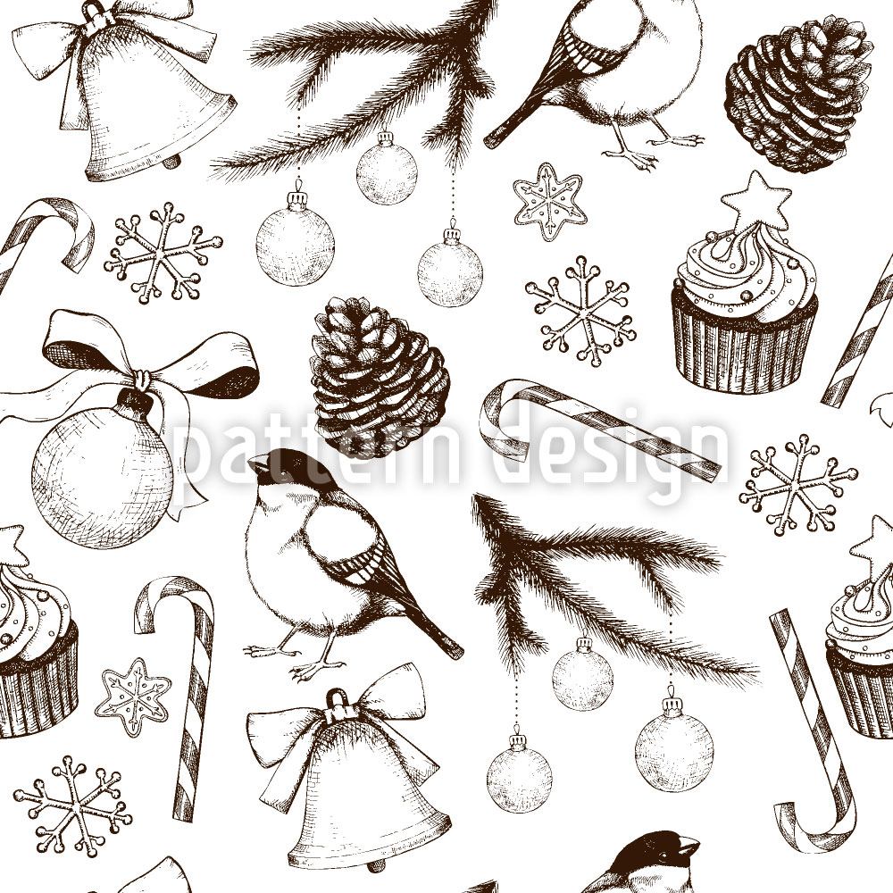 patterned-wallpaper-winter-season