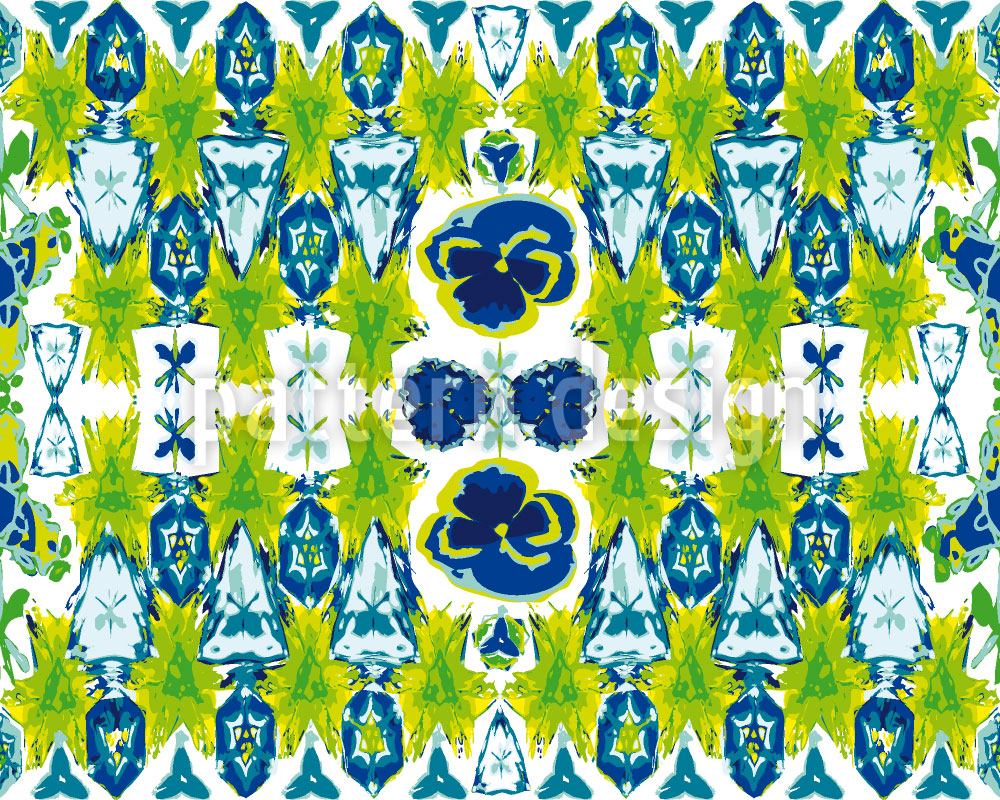 patterned-wallpaper-daysies-crystal-flacons