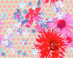 patterned-wallpaper-scattered-flower-on-dots