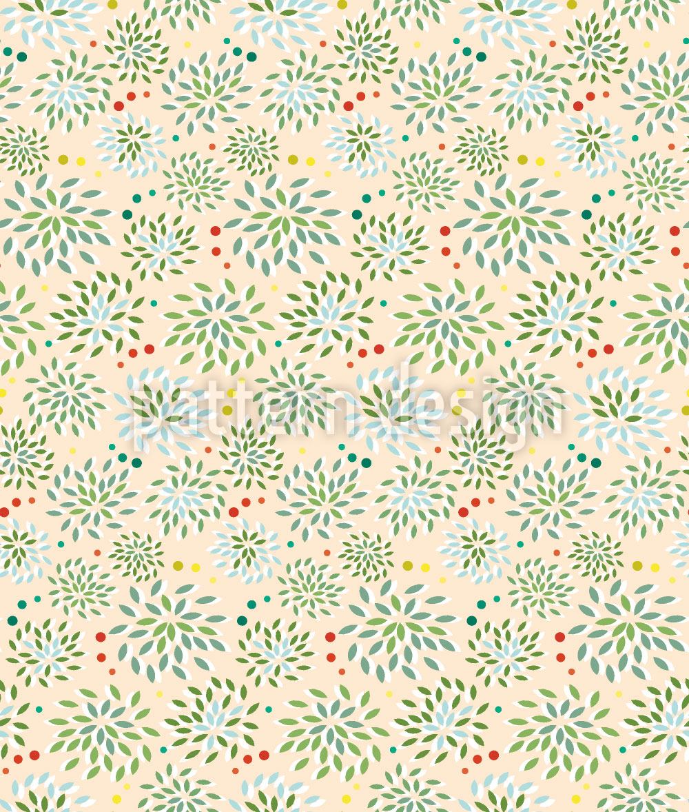 patterned-wallpaper-bushes-and-dots