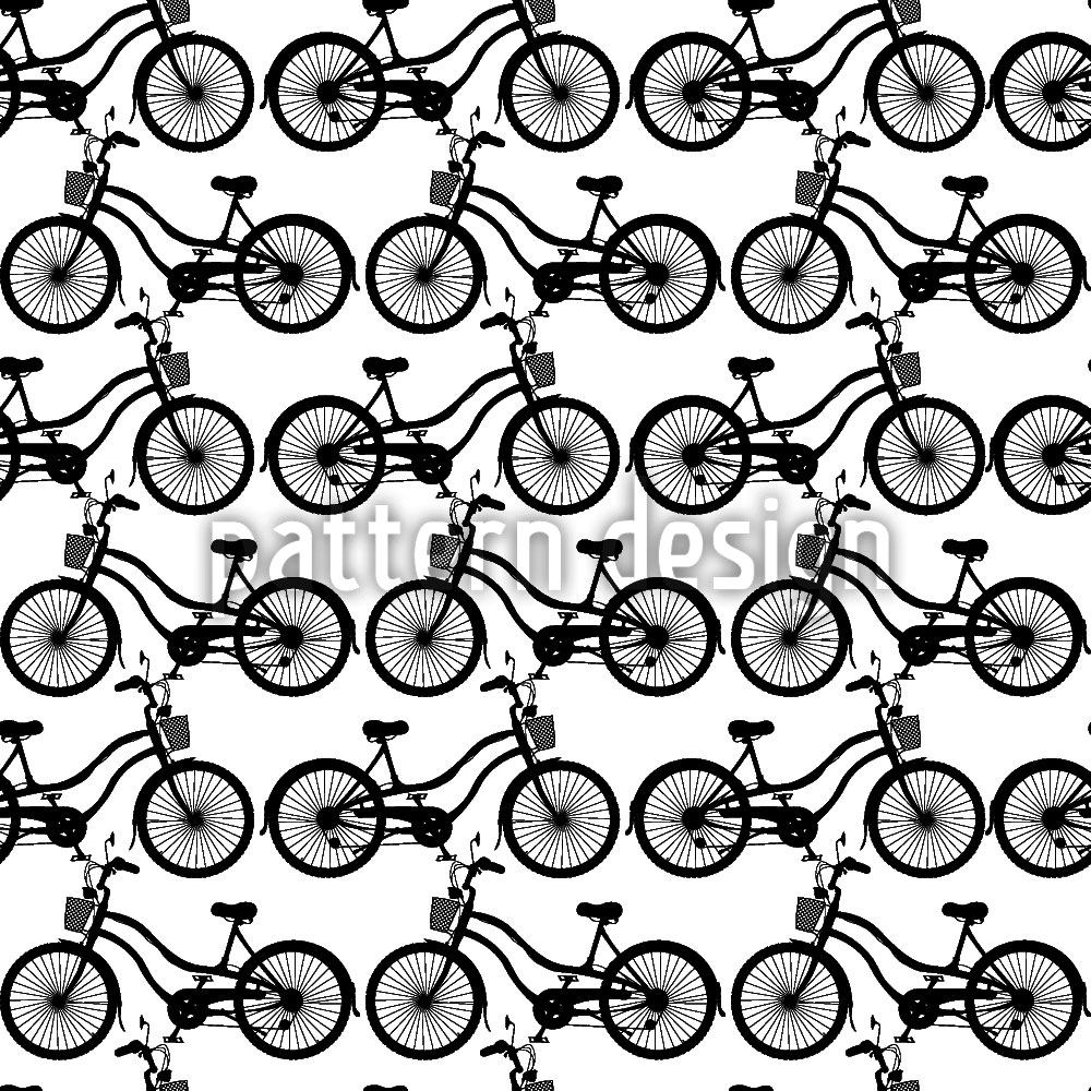 patterned-wallpaper-charming-ladies-cycles