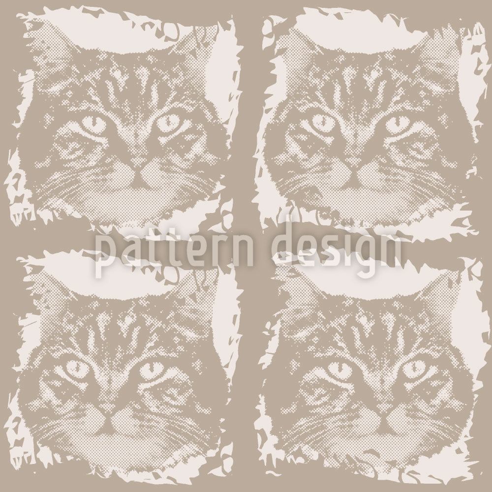 patterned-wallpaper-kitty-minka-brown