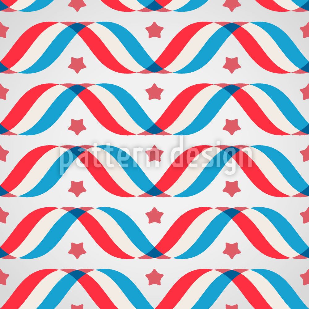 patterned-wallpaper-wave-and-star