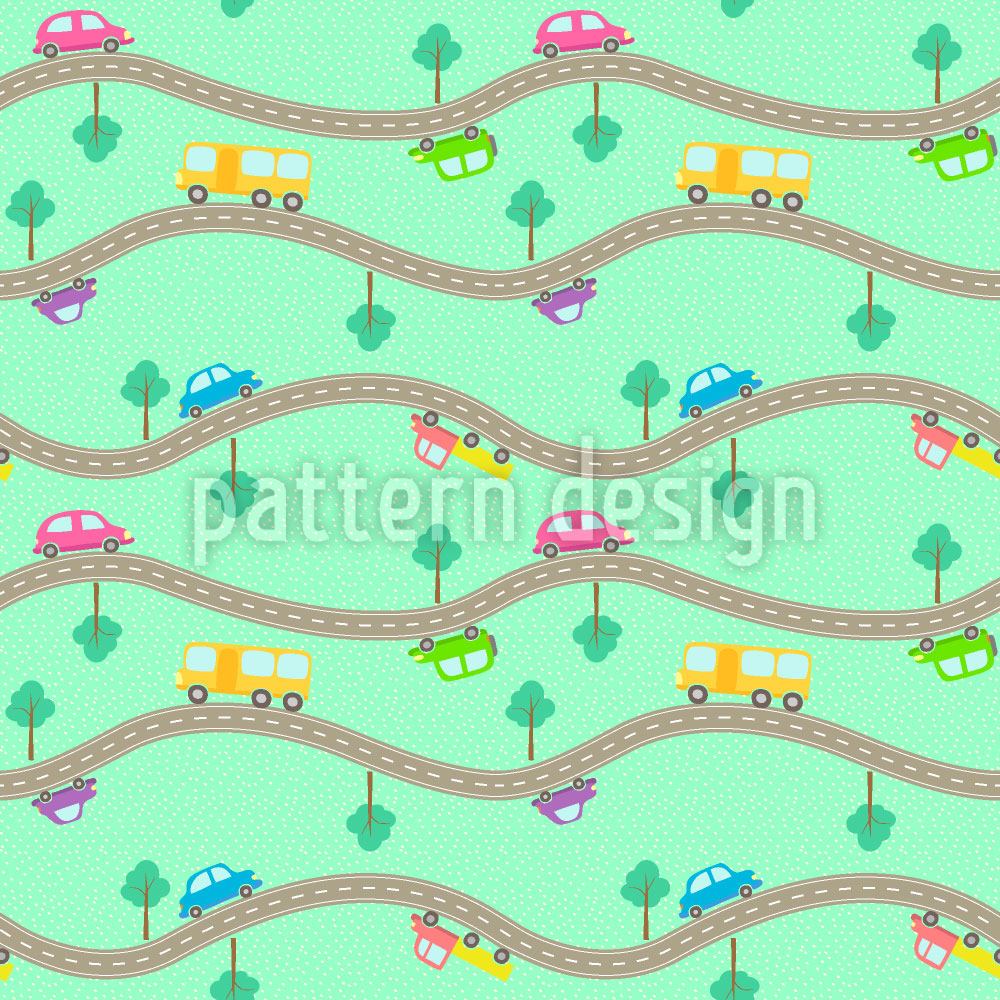 patterned-wallpaper-roads-and-cars