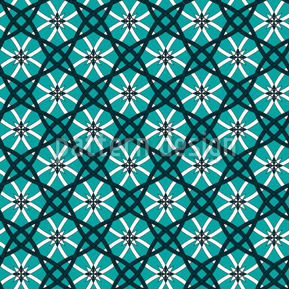 patterned-wallpaper-mesh-of-flowers