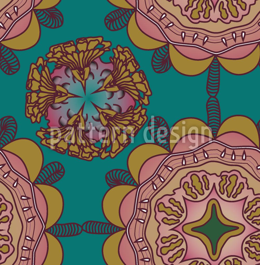 patterned-wallpaper-vintage-carnation-fantasy