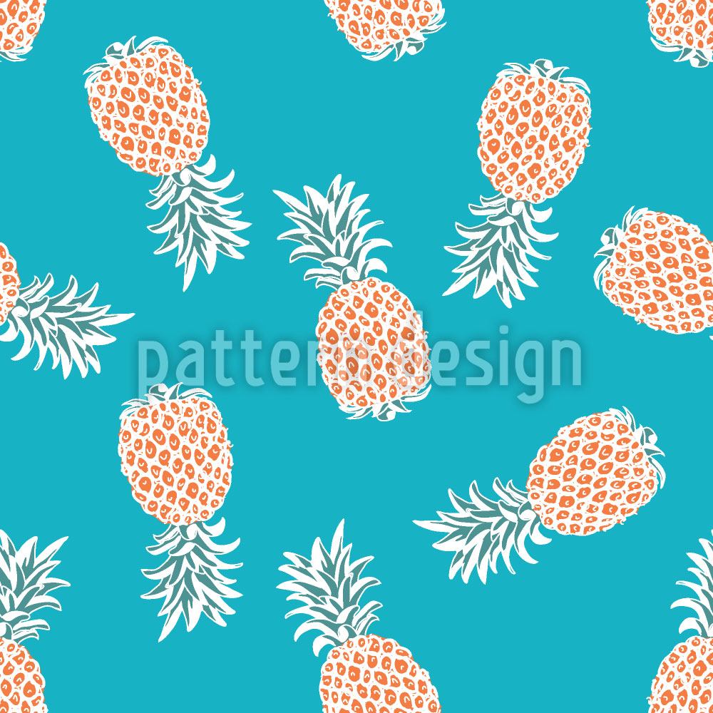 patterned-wallpaper-flying-pineapples