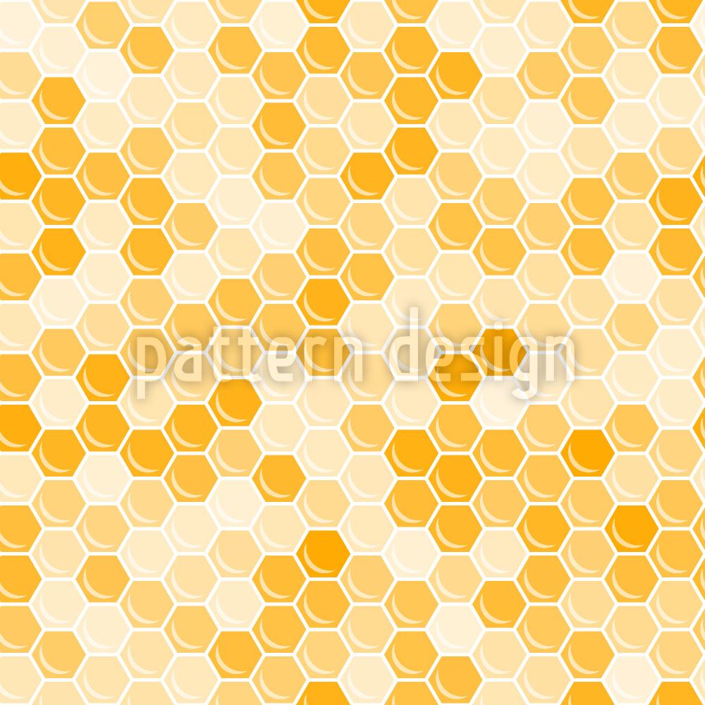 patterned-wallpaper-queen-of-the-honeycomb