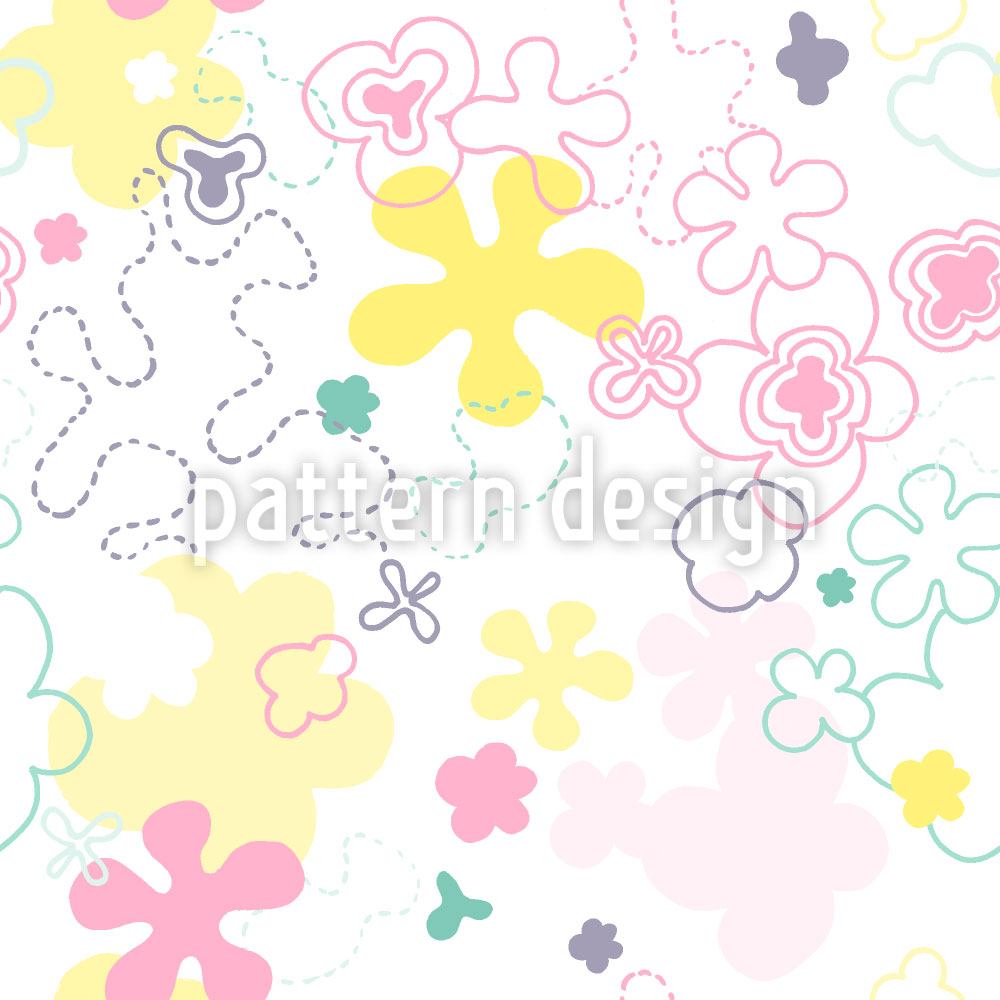 patterned-wallpaper-dream-flower-garden