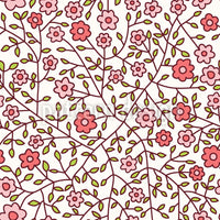 patterned-wallpaper-wild-roses-in-the-garden