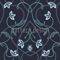 patterned-wallpaper-gothic-flower-fantasy